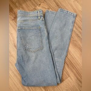 Agolde light wash denim jeans 27 skinny full length